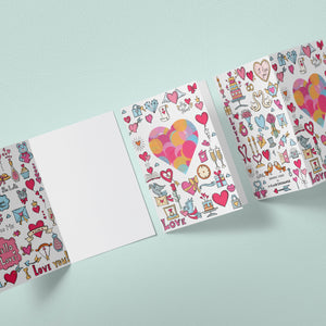 Love Confetti Card