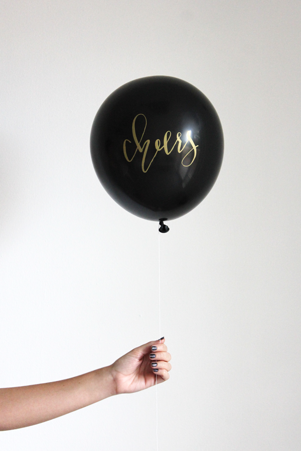 Calligraphy CHEERS Balloons