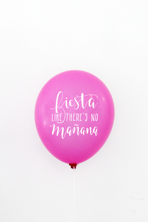 Fiesta Like There's No Mañana Balloons (Set of 3)