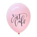 Calligraphy EAT CAKE Balloons
