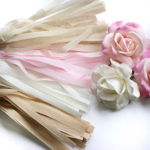 Tissue Paper Tassel Garland Kit - Blushing