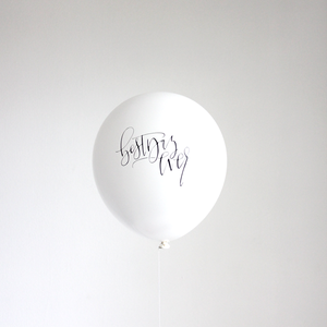 Calligraphy BEST DAY EVER Balloons (Set of 3)
