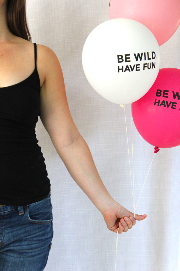 Be Wild. Have Fun Balloons (Set of 3)