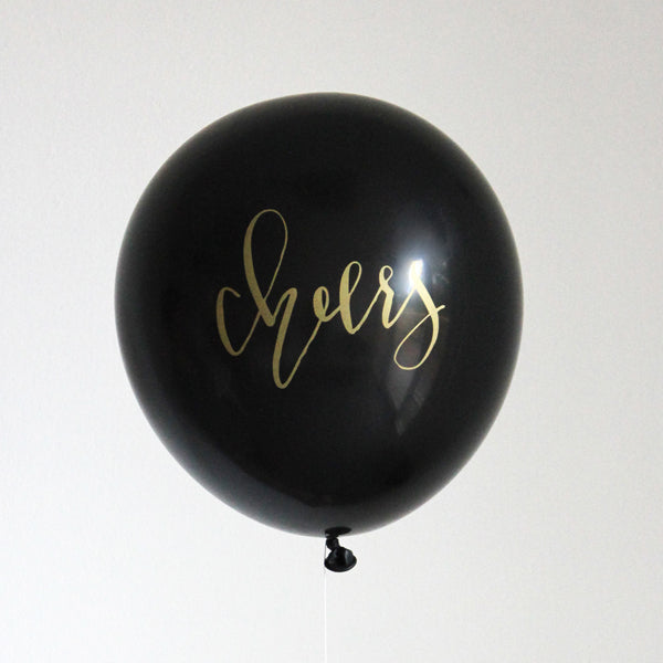 Calligraphy CHEERS Balloons