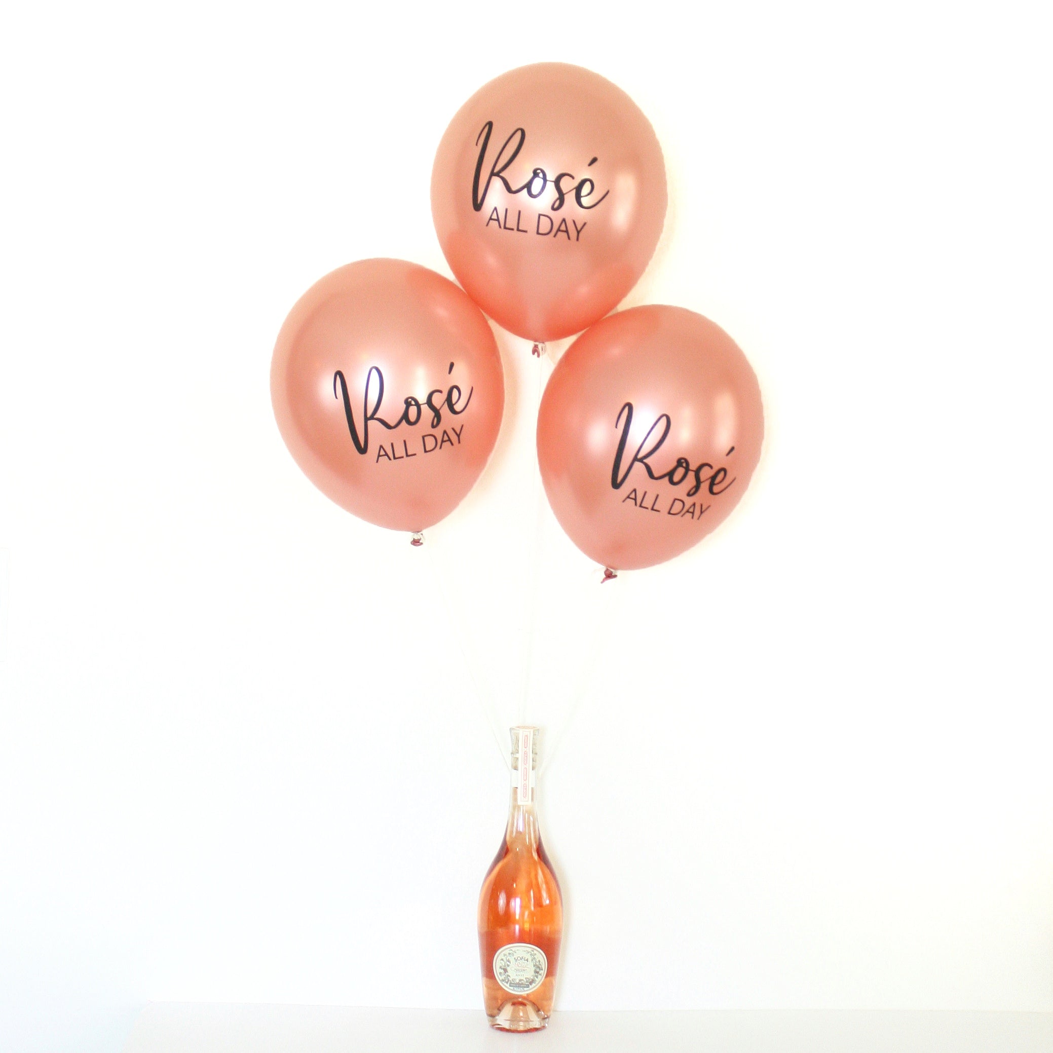 Rosé All Day - Hand Lettered Balloons